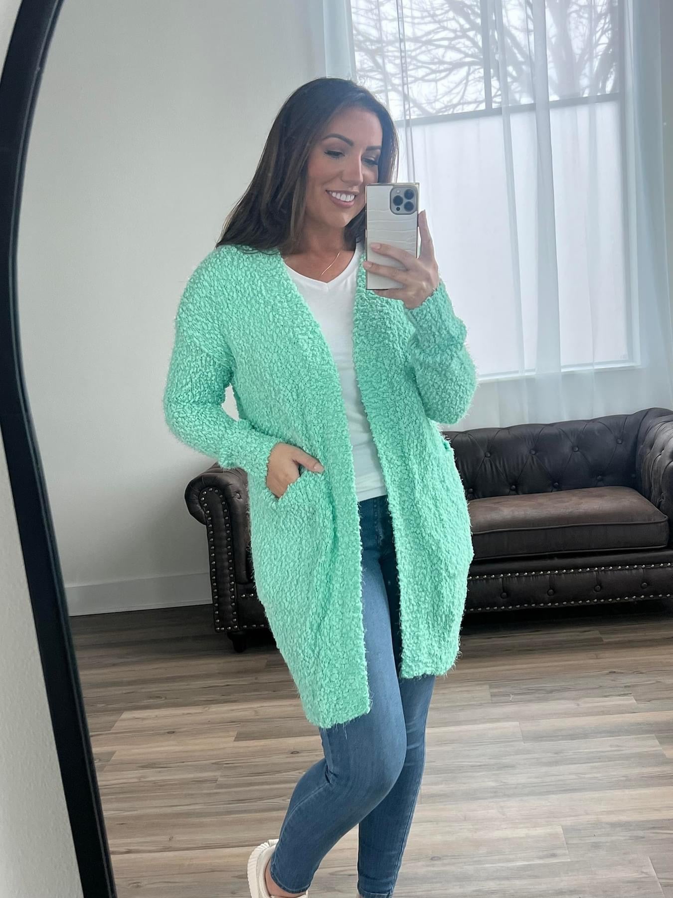 Fuzzy Cardigan