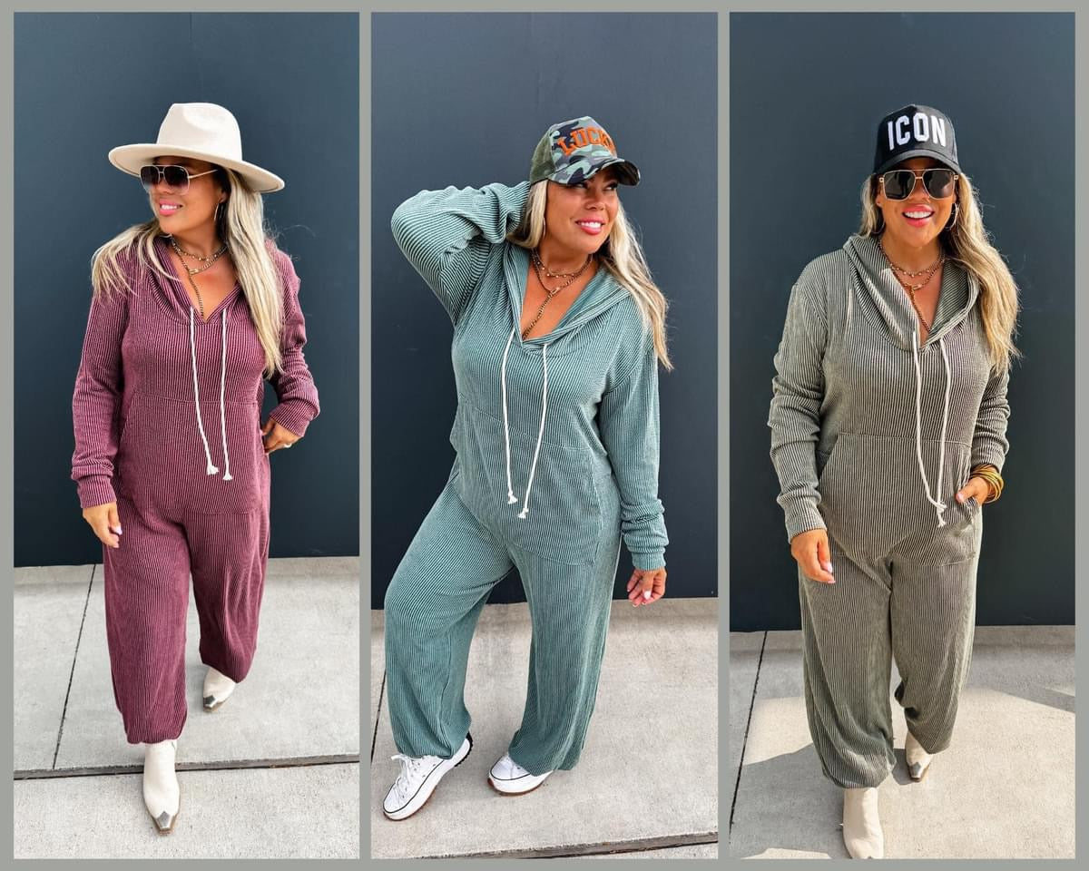 Fall Hayden Ribbed Jumpsuit