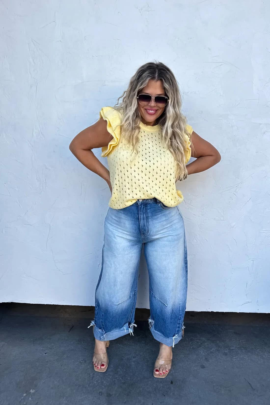 Casey Ruffle Tank