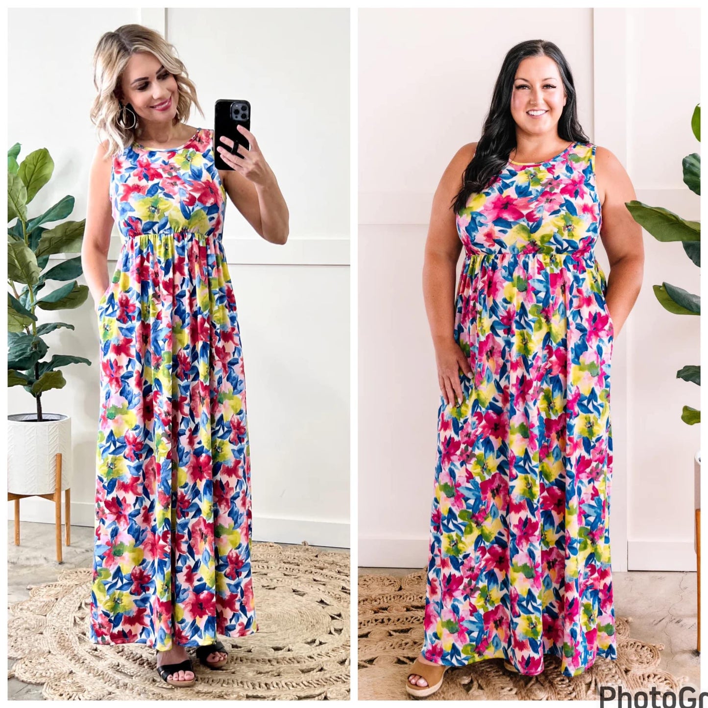 Bright Floral Maxi
