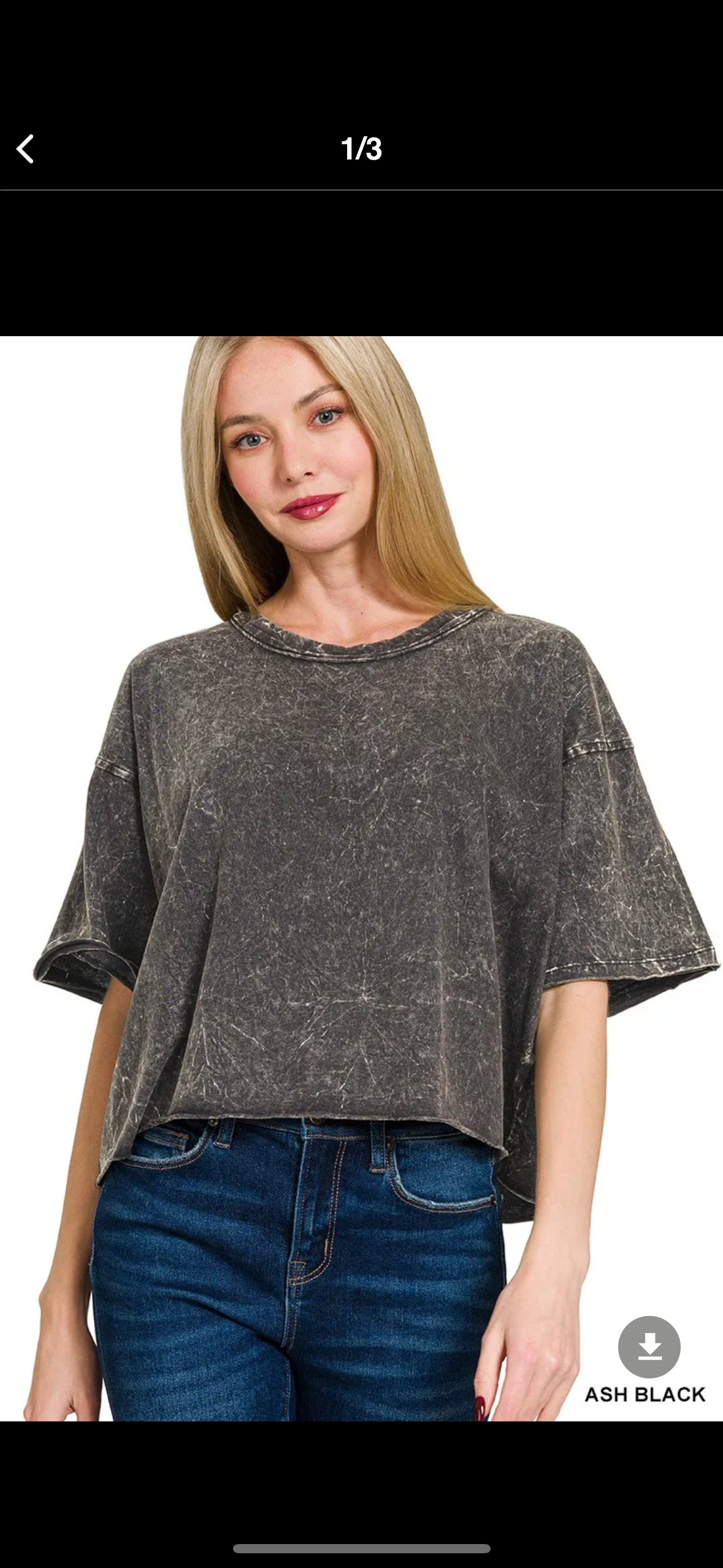 Zenana Acid Crinkle-Washed Oversized T-Shirt