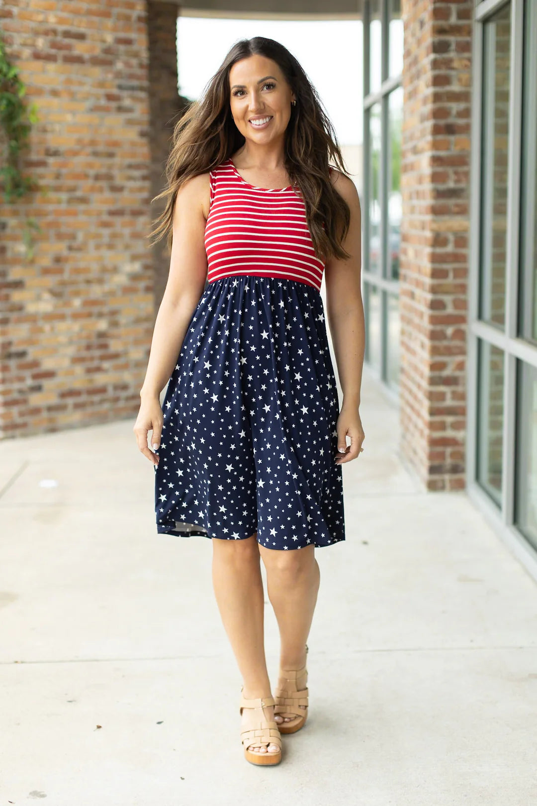 Kelsey Stars & Stripes Dress