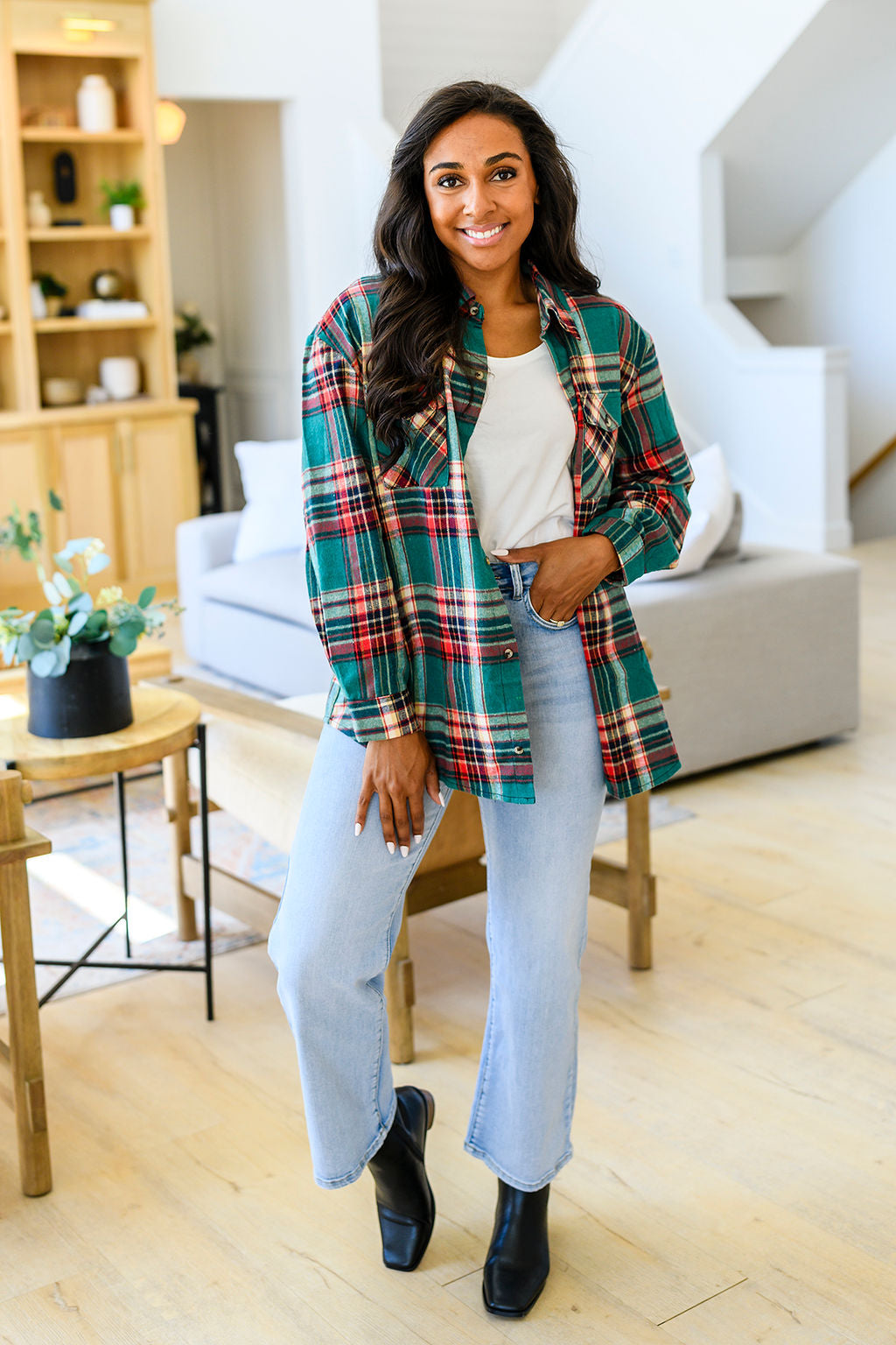 Tammy Flannel -Green