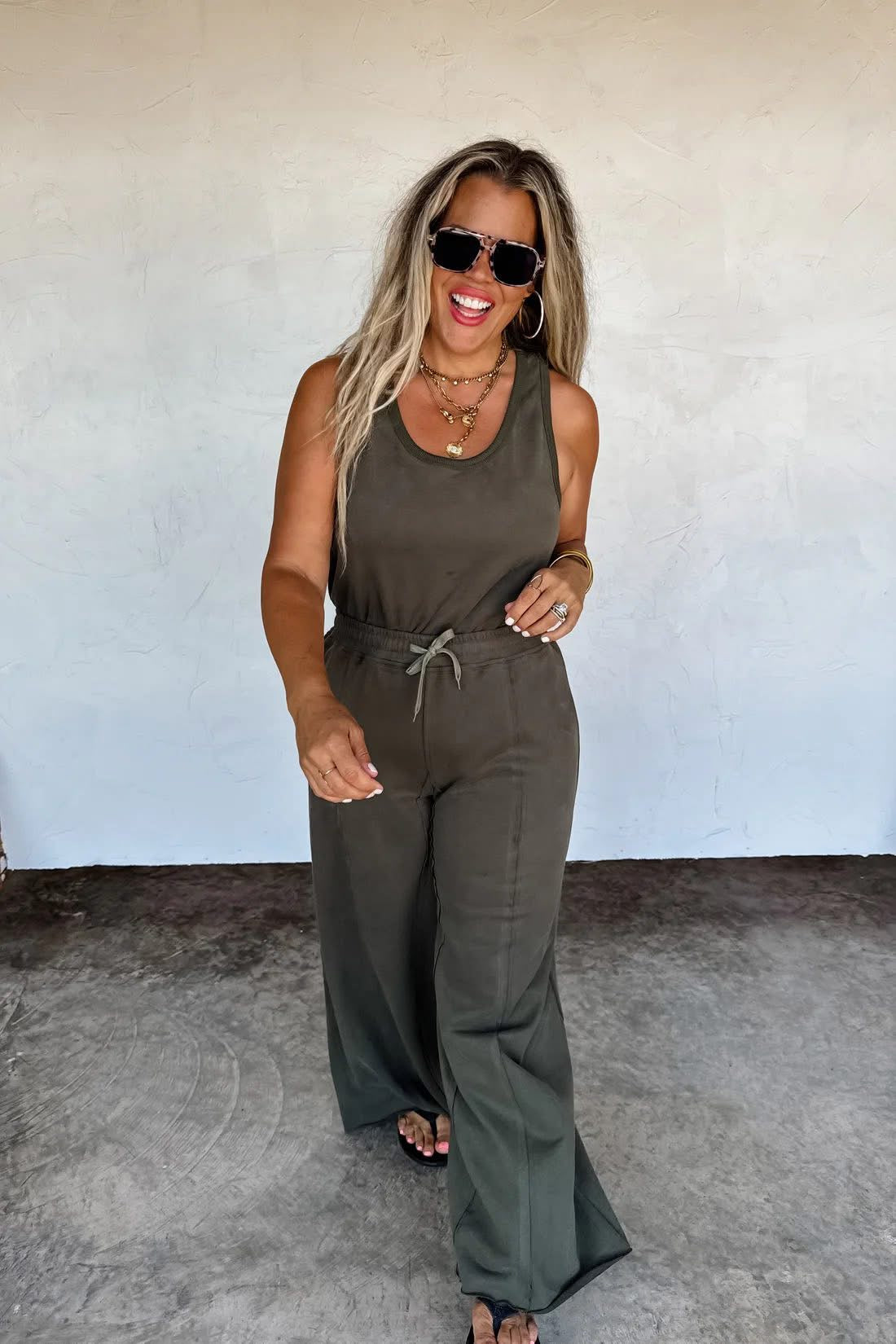 Jet Set Terry Romper