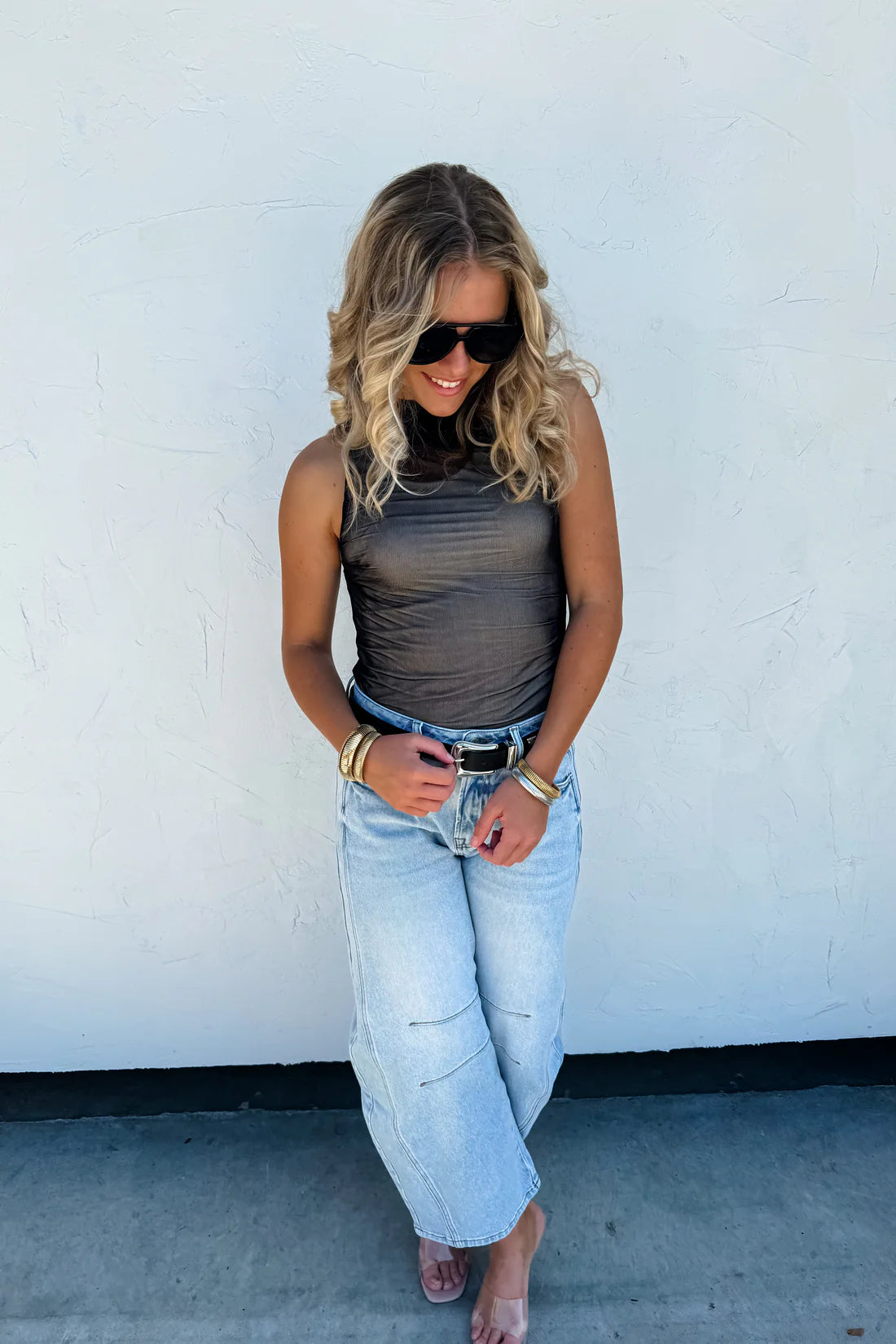 Kirstie Mesh Top