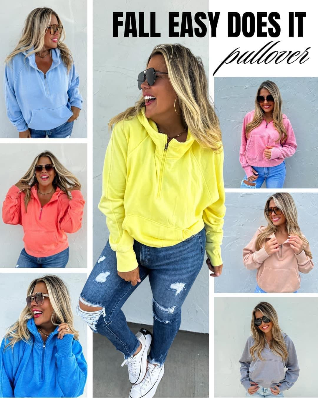 Fall Easy Does It Pullover