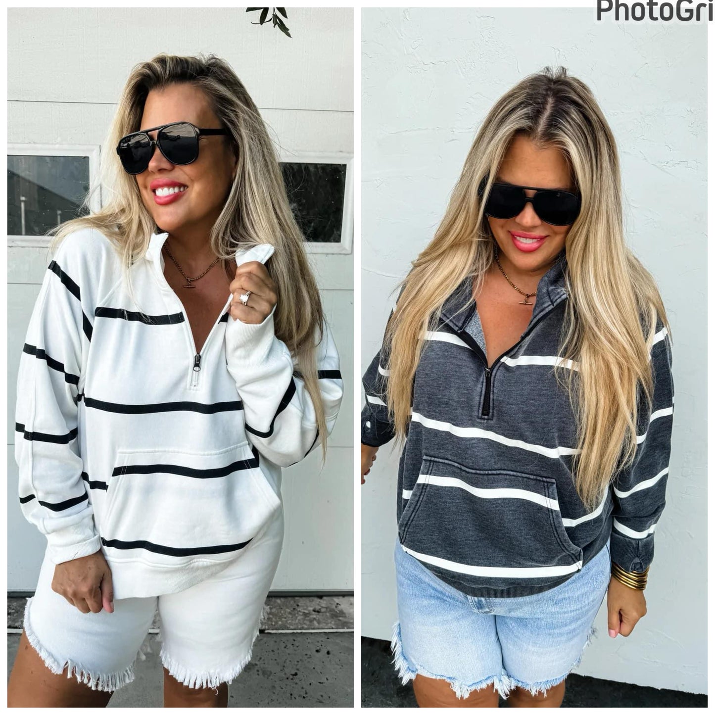 Summer Stripe Easy Does It Pullover