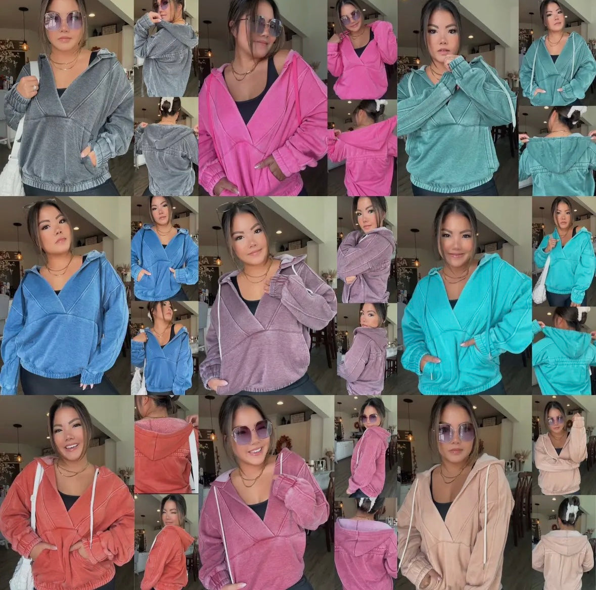 Nora Acid Wash Hoodie