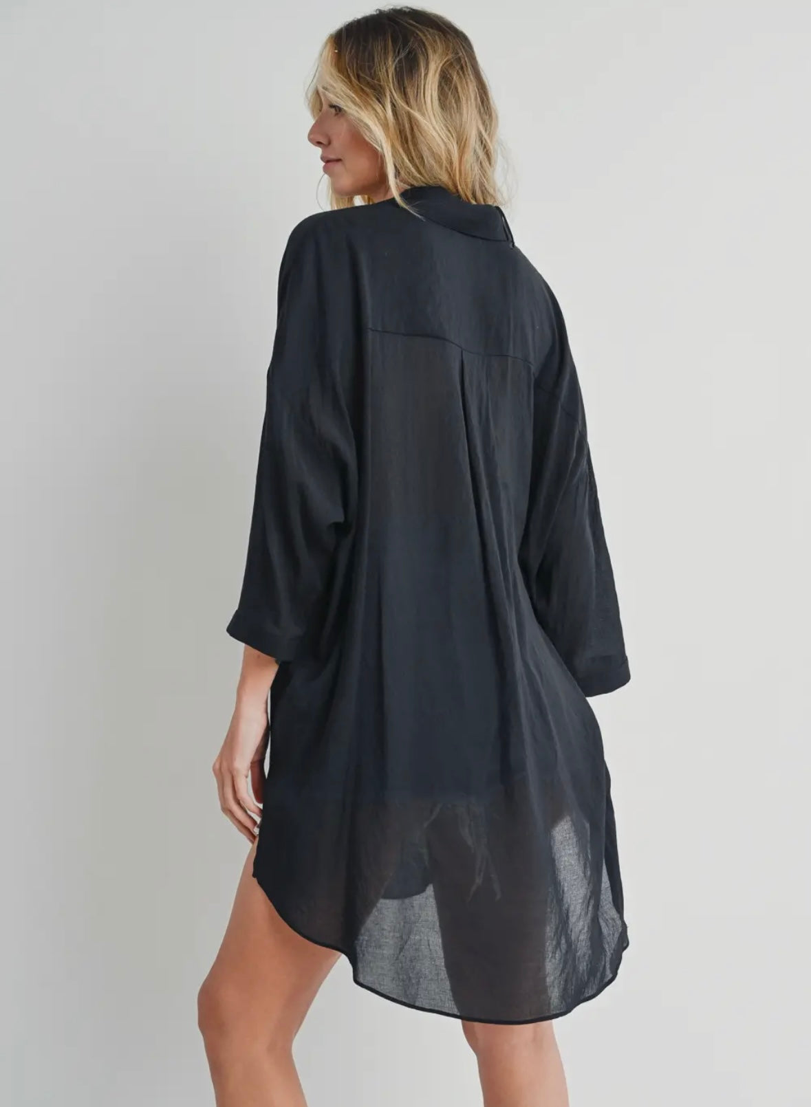 Front Tie Tunic Top