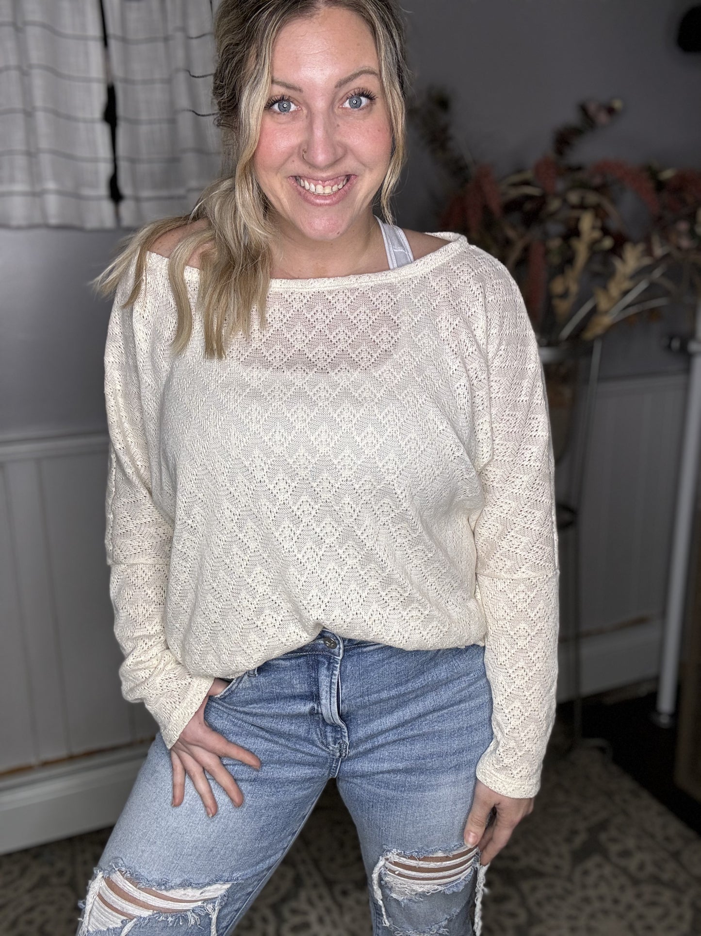 Simple Boatneck Sweater