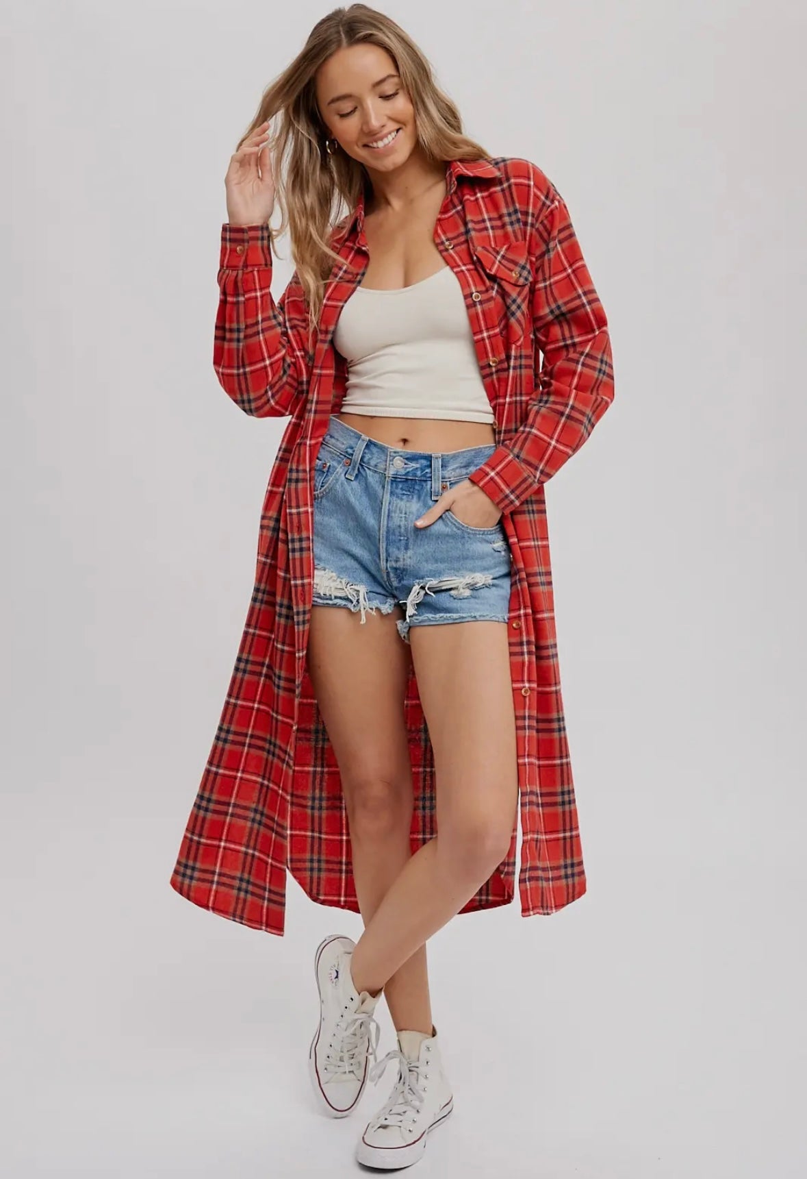 Long Flannel Plaid