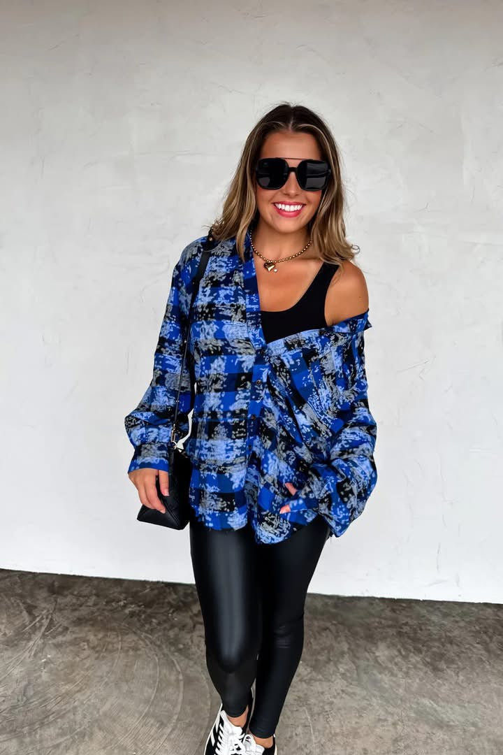 Juniper Plaid Top