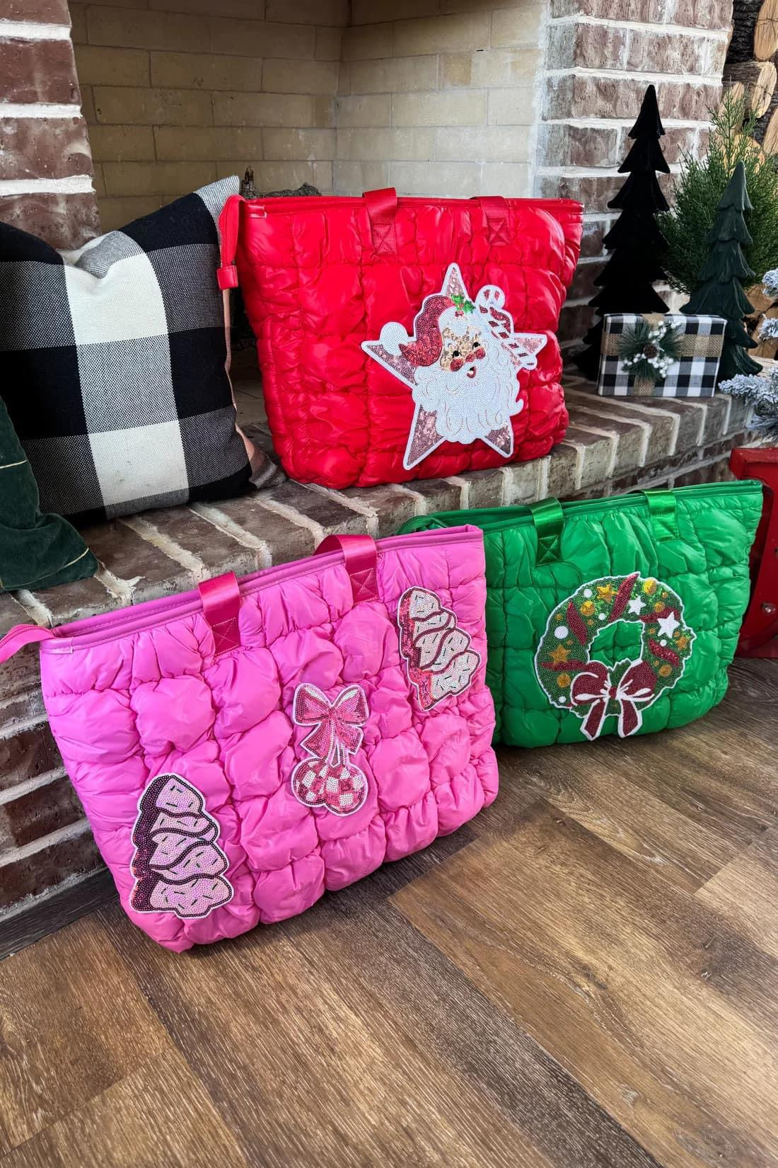 Holiday Puffer Bag