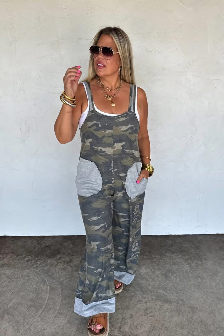Ricki Camo Romper
