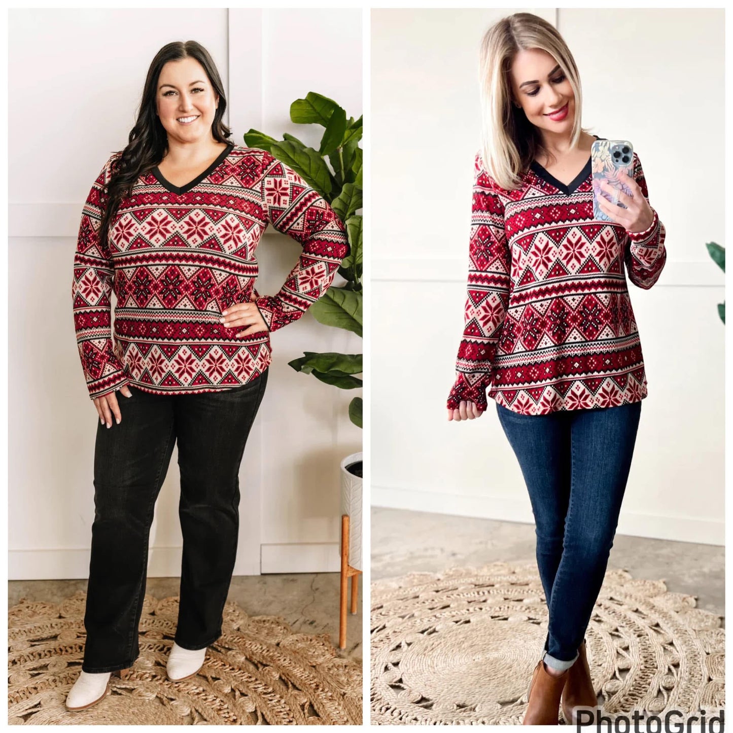 Holiday Snowflake Sweater