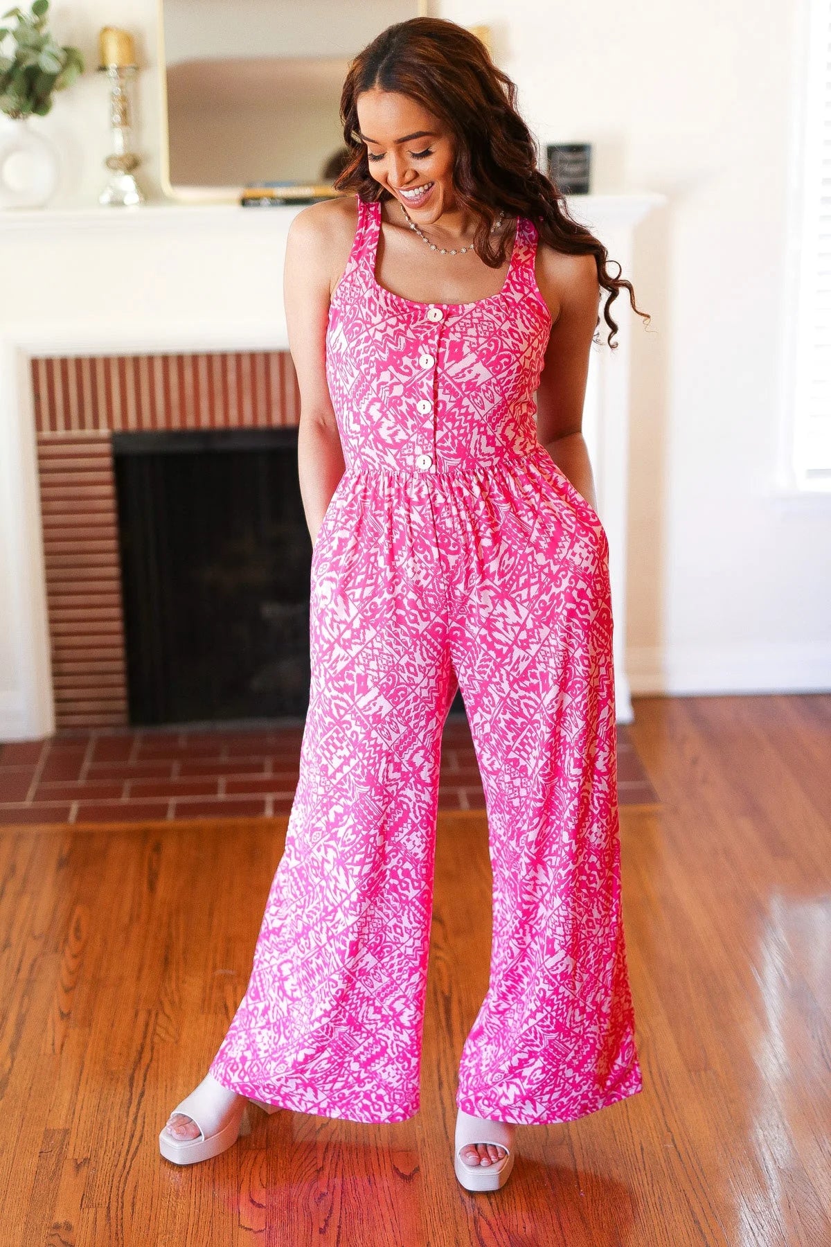 Boho Batik Jumpsuit