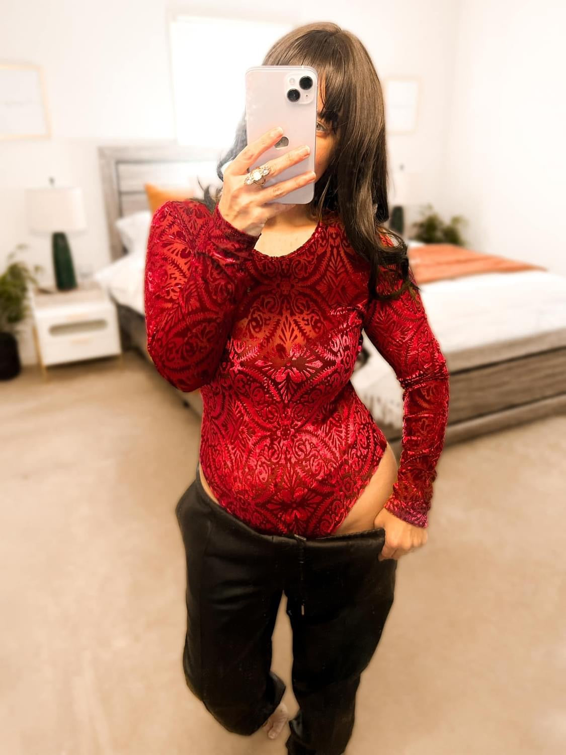 Mischa Velvet Bodysuit