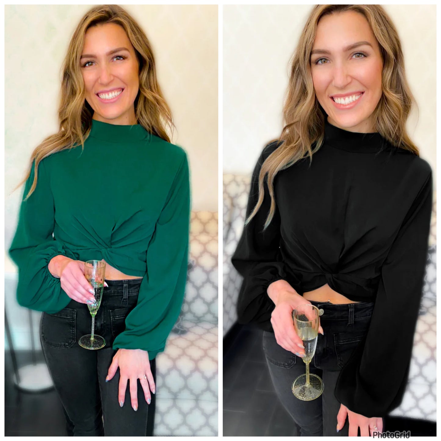 Bianca Bell Crop Blouse