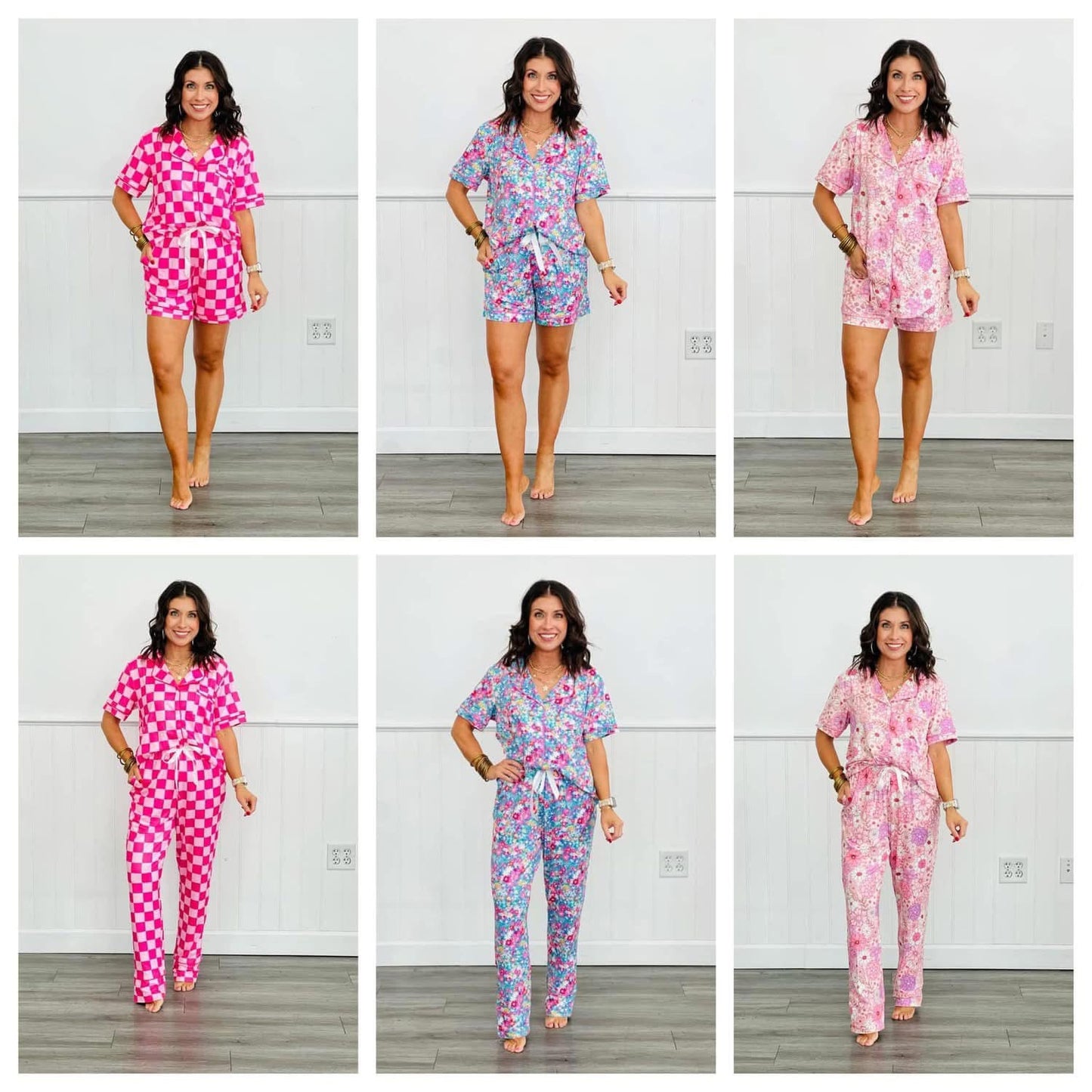 Shirley Spring Button Pjs - Joggers Set