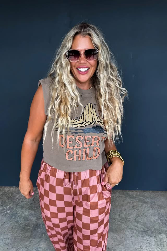 Checkered Pop Pants