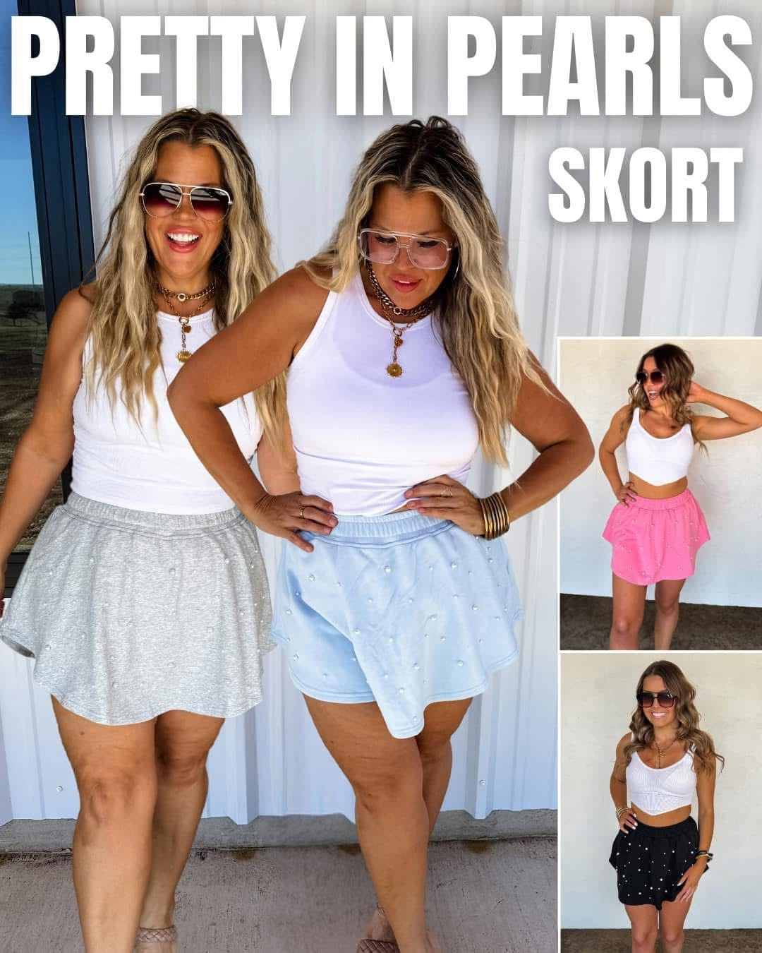 Pretty in Pearls Skort