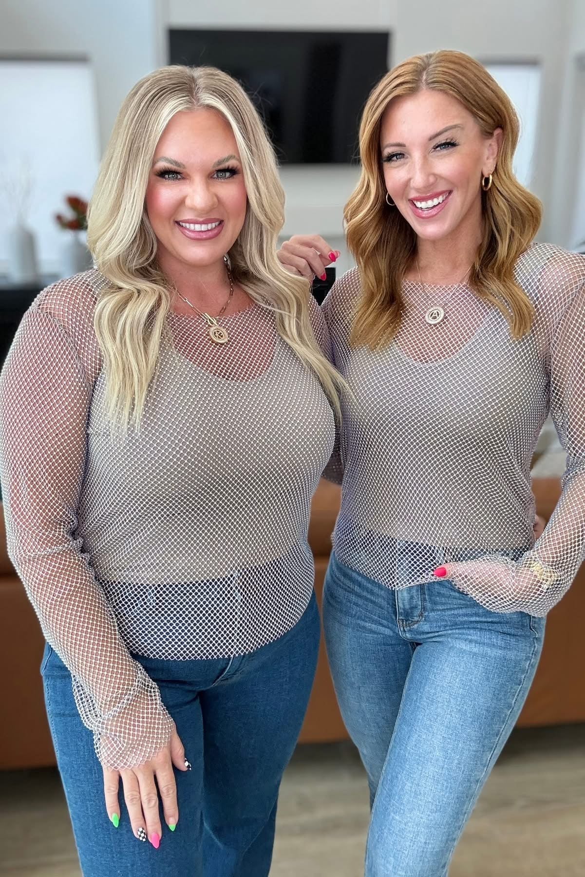 Something to love mesh top