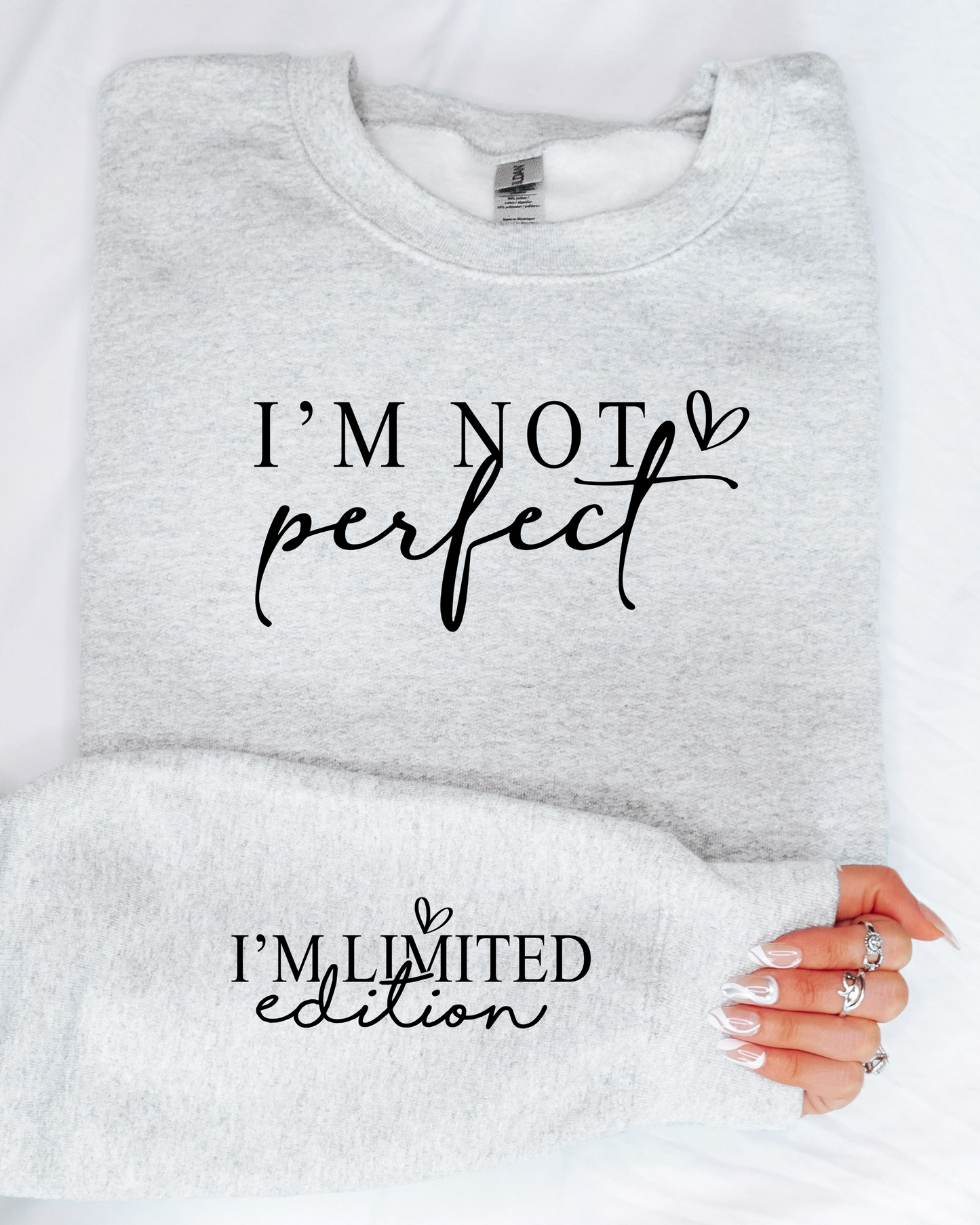 PU - I'M NOT PERFECT SWEATSHIRT