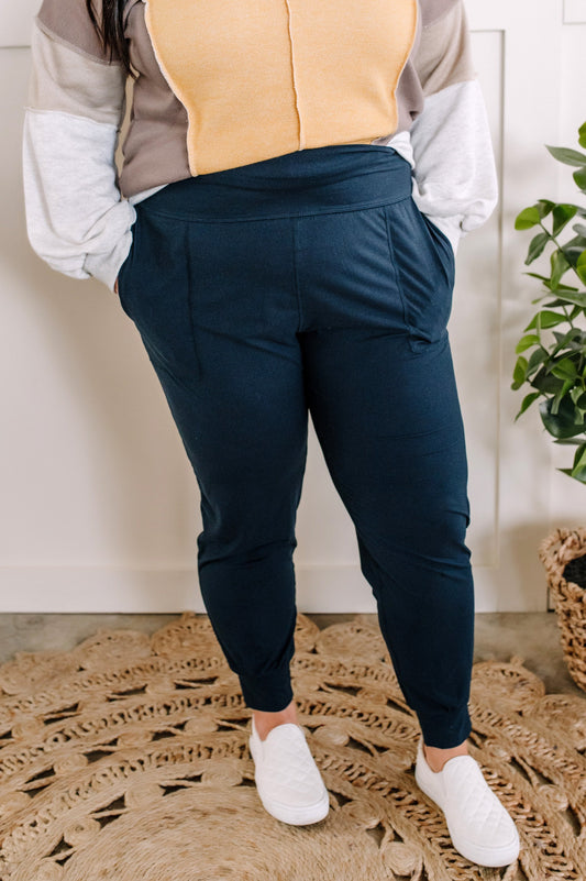 1.08 Buttery Soft Joggers With Pockets In Nocturnal Navy