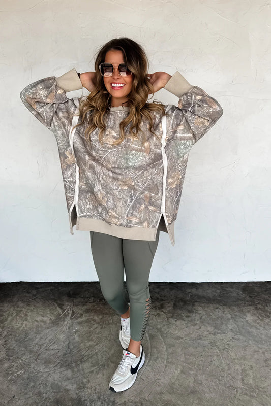 CAMO CLASSIC CREW - GREEN