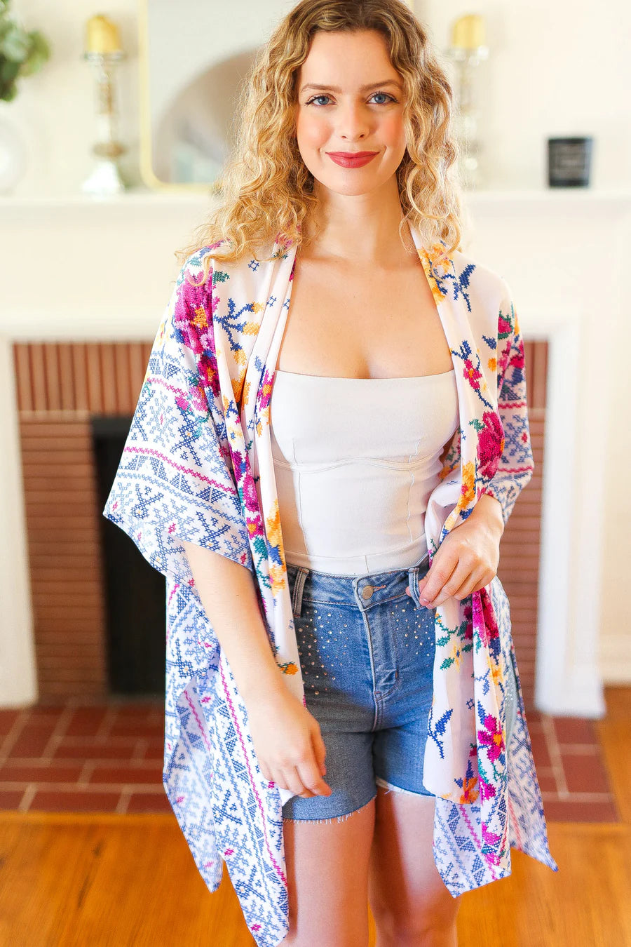 Floral Kimono