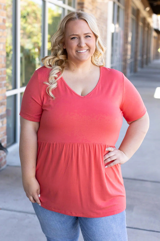 Sarah Ruffle Tee