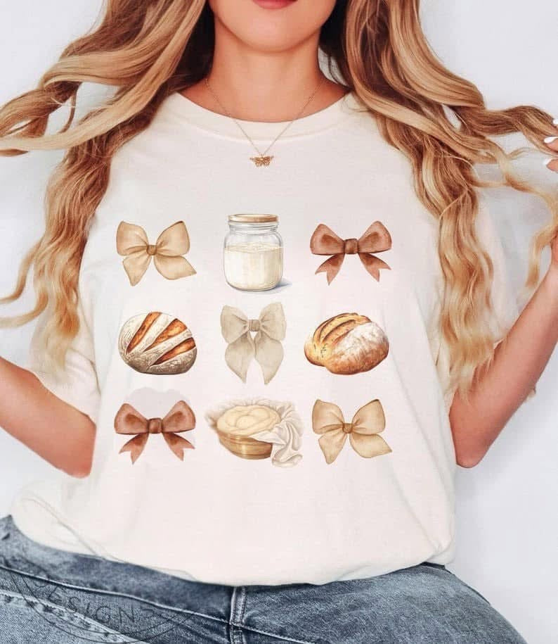 Sourdough Bows & Jars Tee