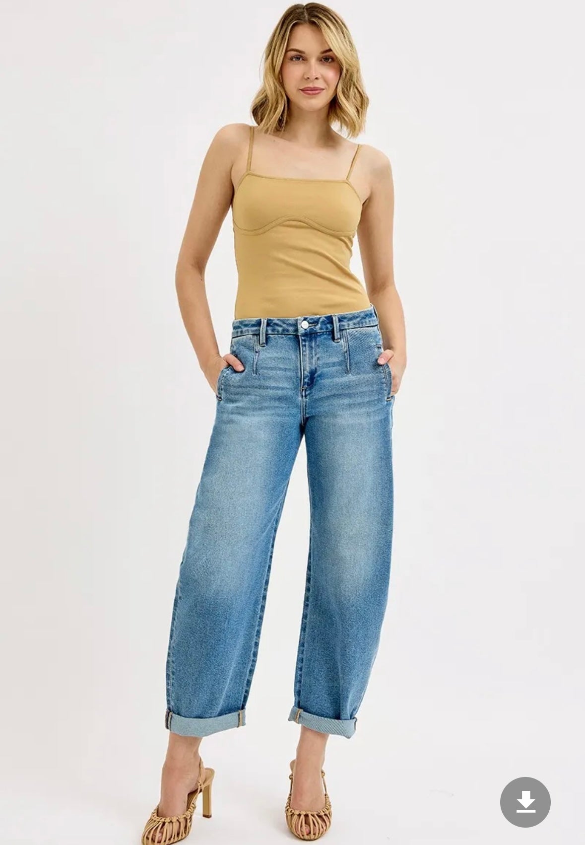 Trouser Barrel Jeans