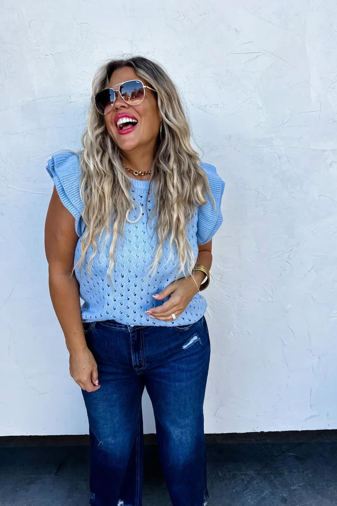 Casey Ruffle Tank