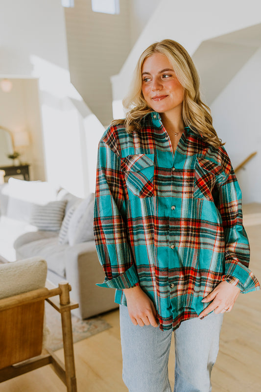 Tammy Flannel -Green