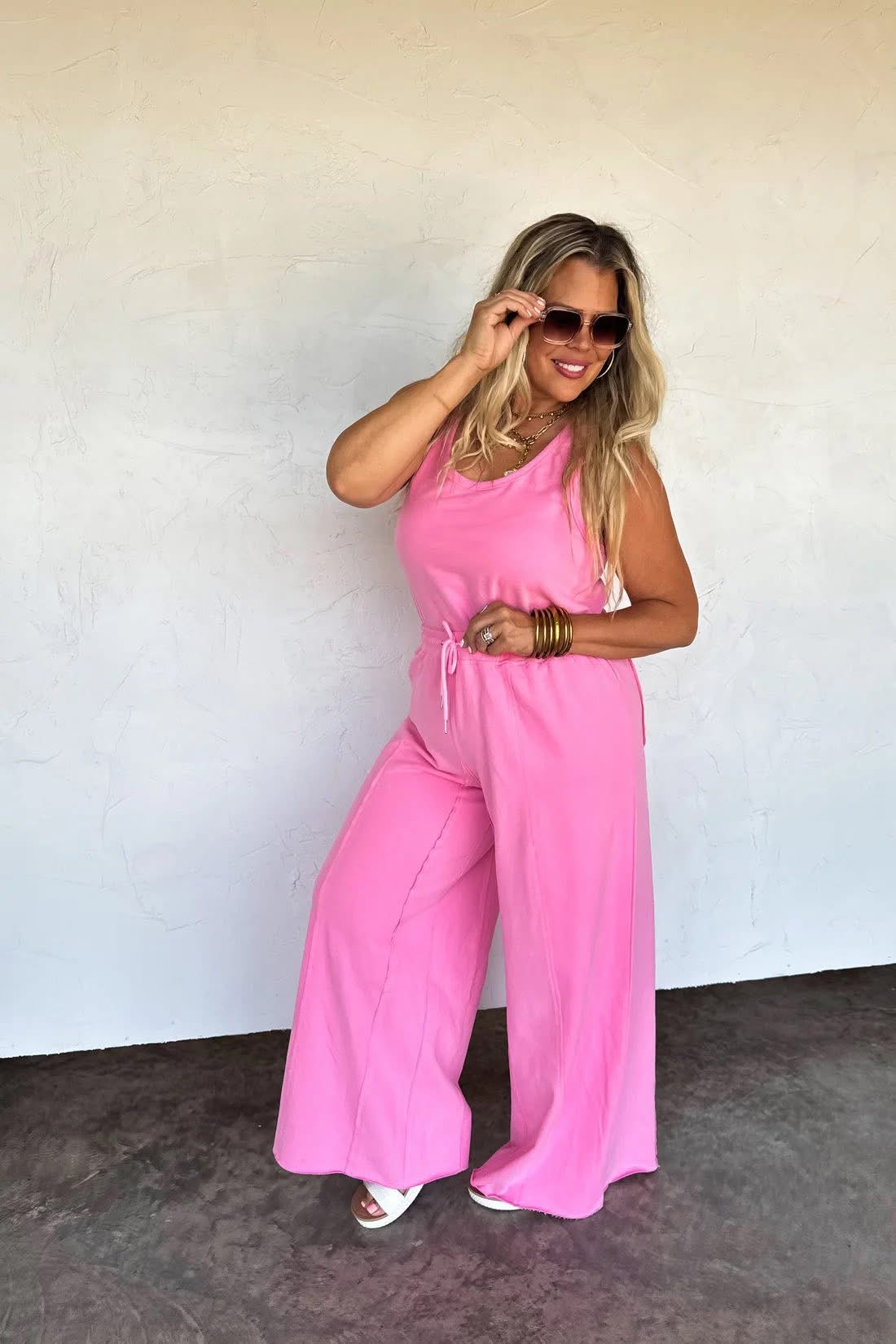 ALL SET TANK ROMPER