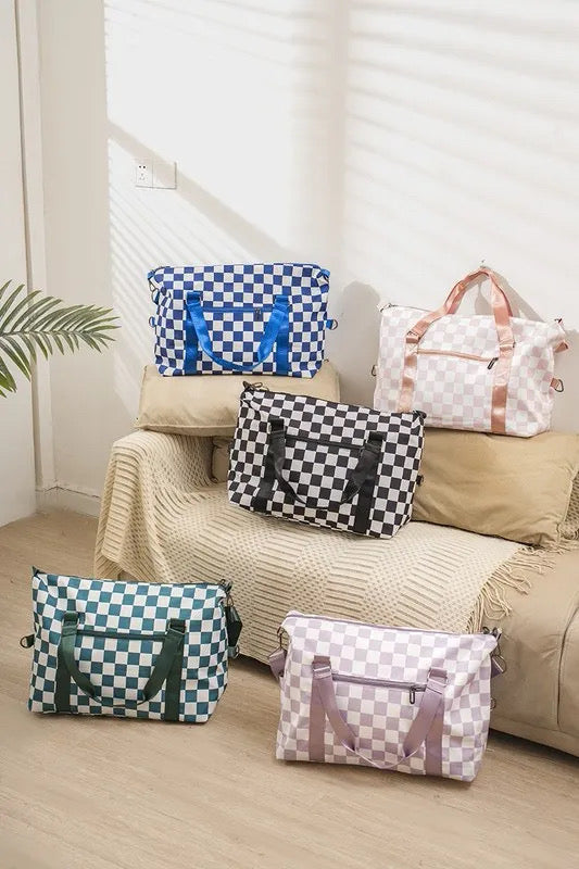 Checker Travel Bag