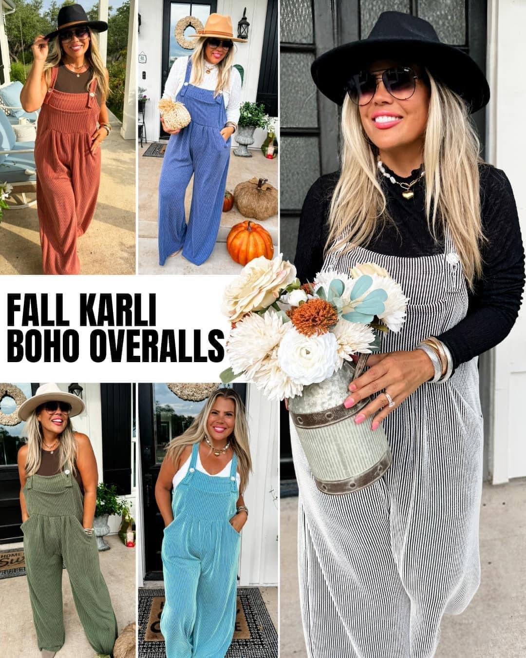 Karli Boho Overalls