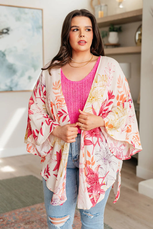 VACAY SEASON BELL SLEEVE KIMONO