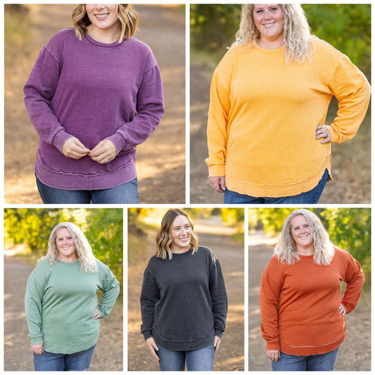 Vintage Wash Pullover Fall