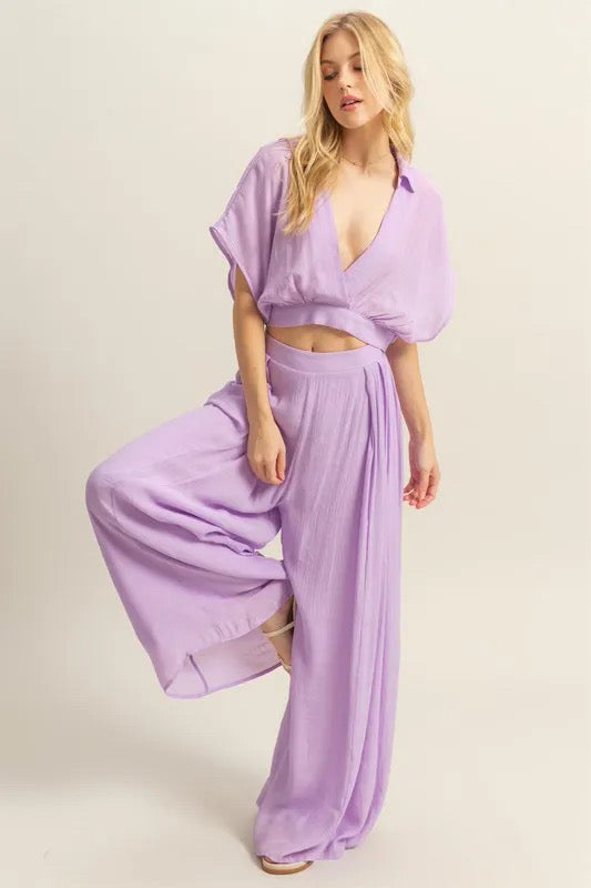 Two Piece Crop Collar Set