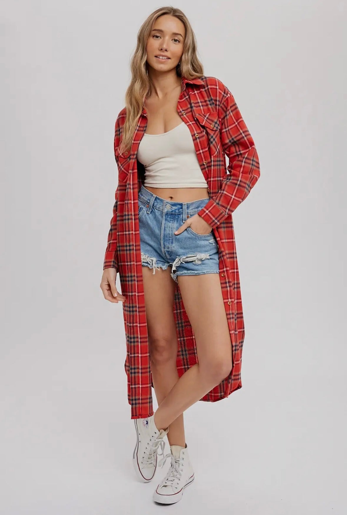 Long Flannel Plaid