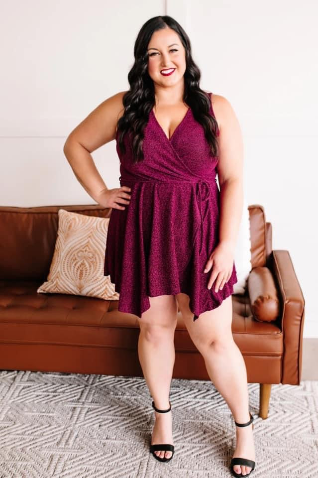 Sparkly Dress Magenta - FS