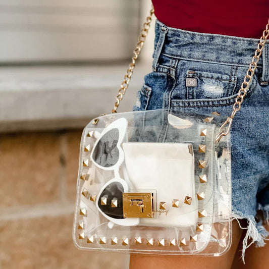 Clear Bling Stadium Bag