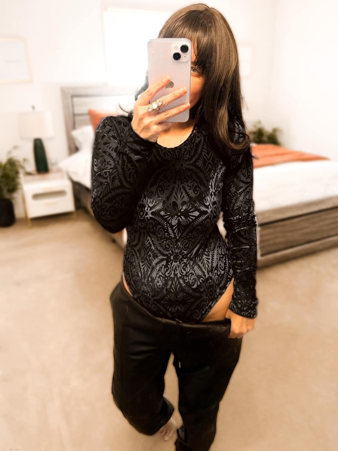 Mischa Velvet Bodysuit