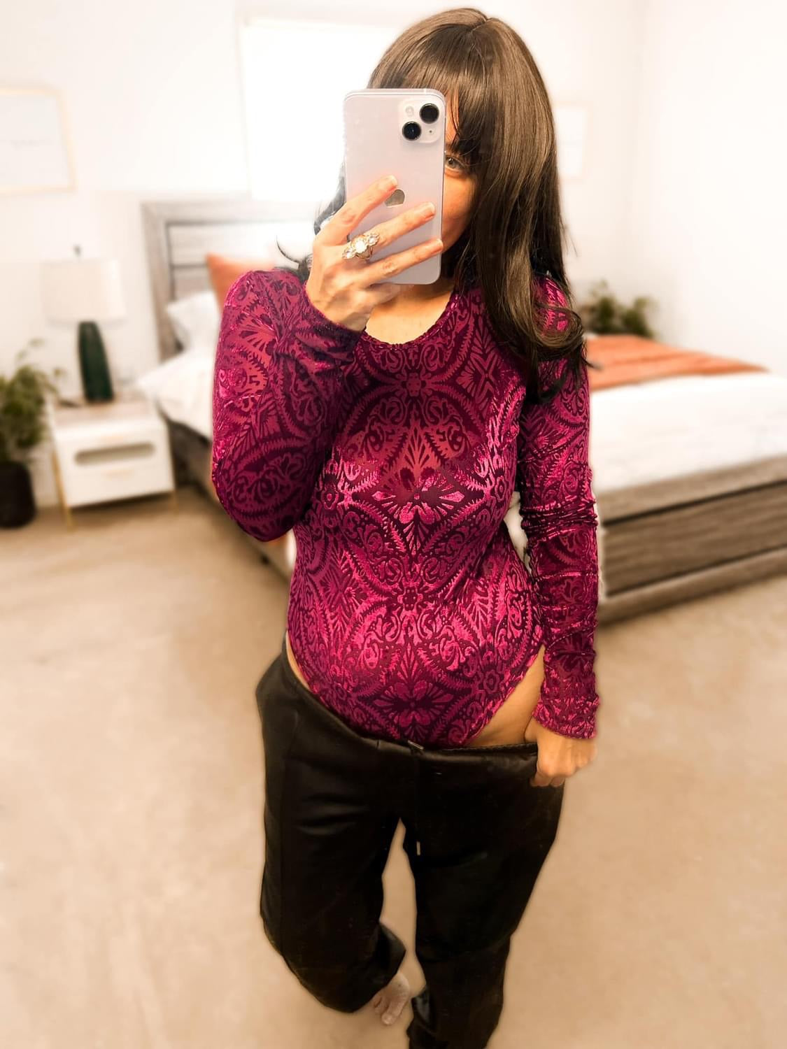 Mischa Velvet Bodysuit