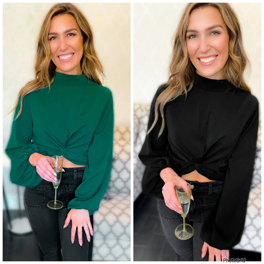 Bianca Bell Crop Blouse