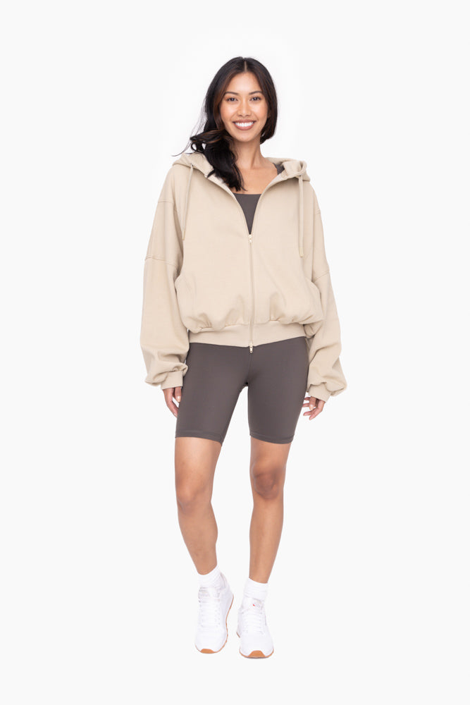Oversized Zip Up Hoodie