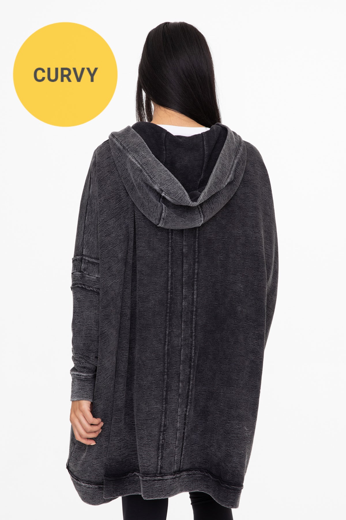 Oversized Hi/Low Boho Pullover Hoodie