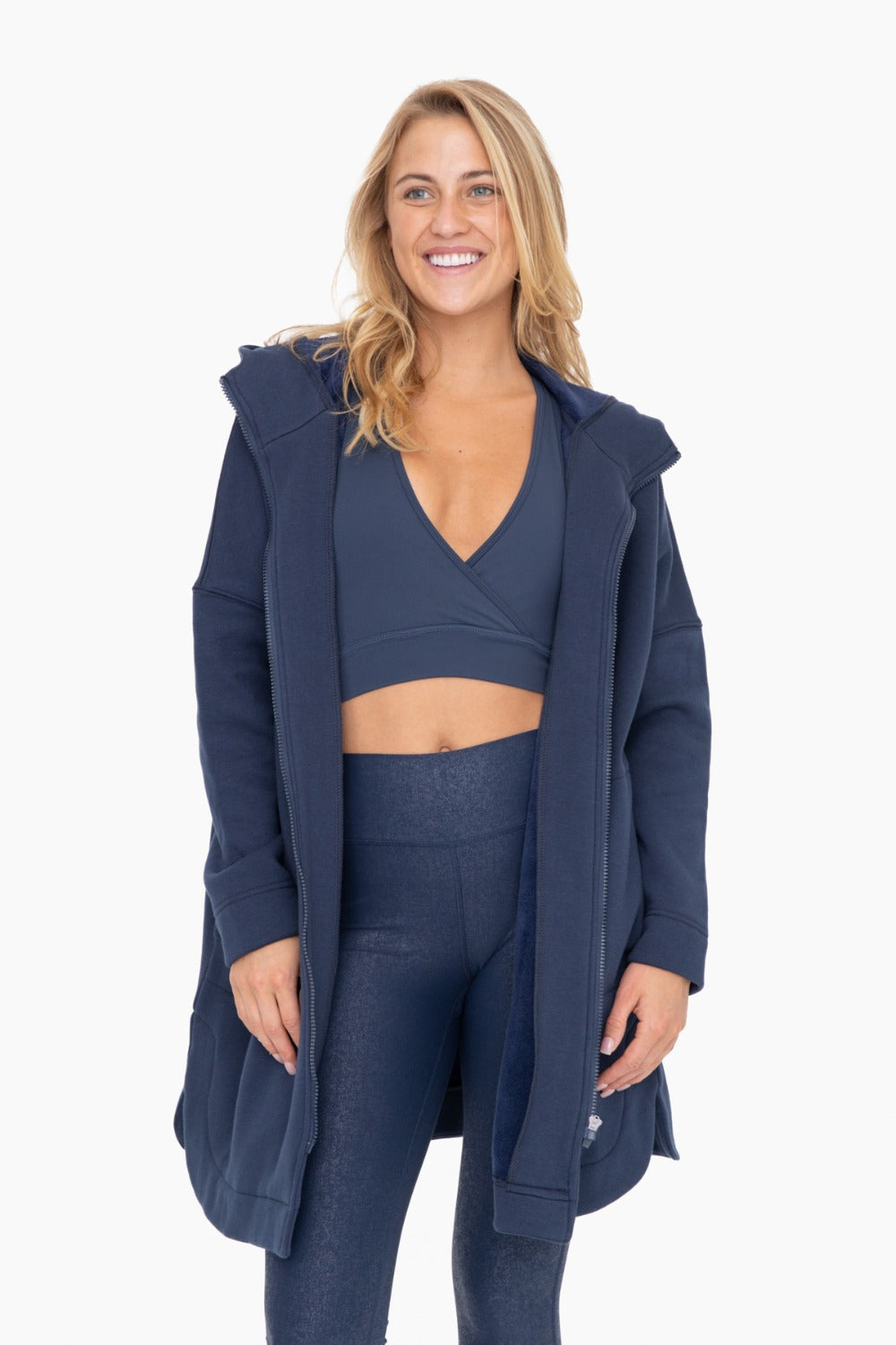 Longline Zip Up Jacket